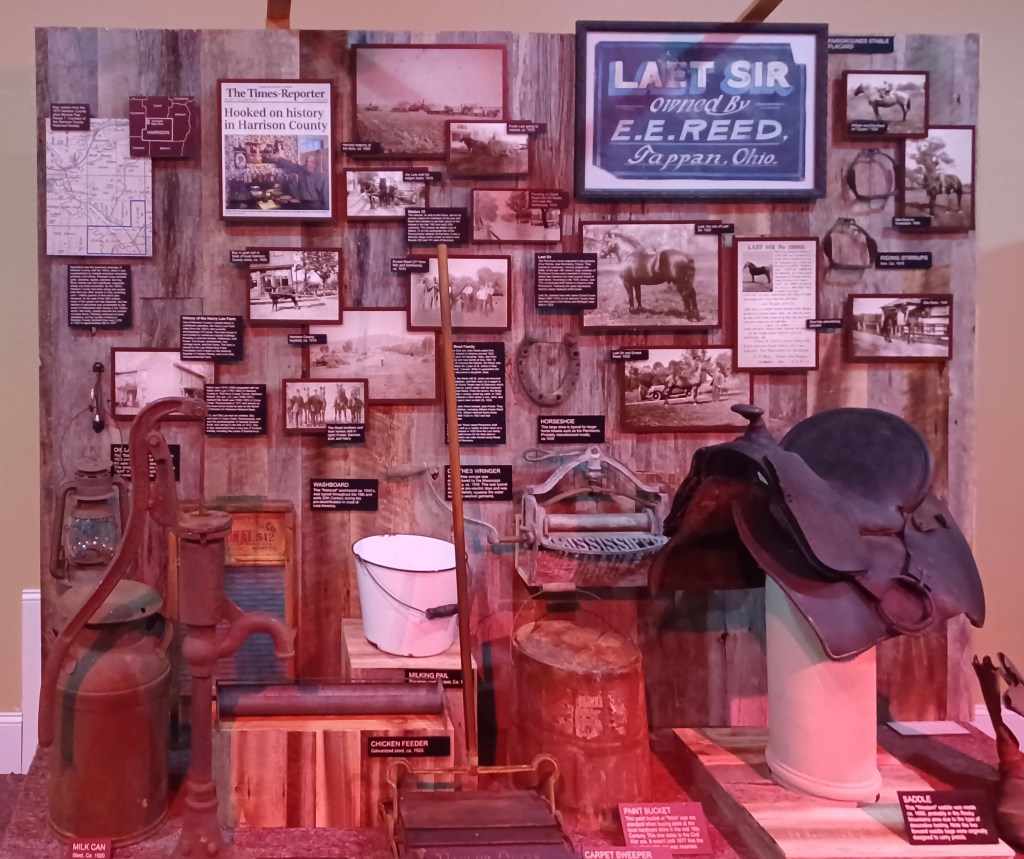 Snapshot of the Law-Reed-Huss Farm Exhibition at the Dennison Depot Rail Museum