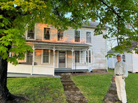 Photograph of William Huss at the farm
