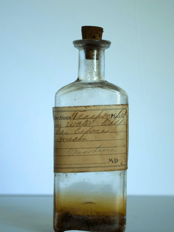 Antique bottle from the collection